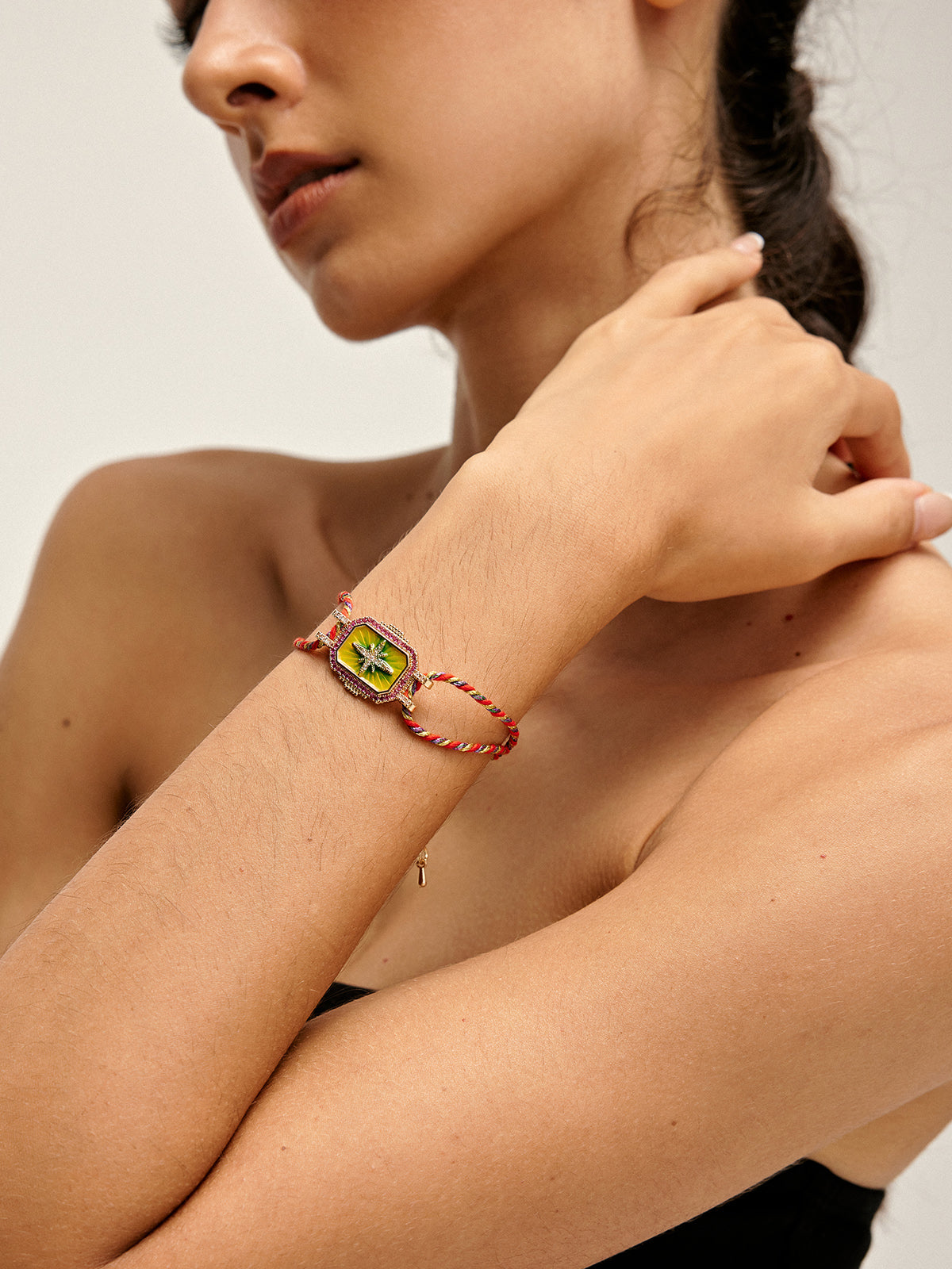 Double Cord Boheme Bless Bracelet-Chicvia