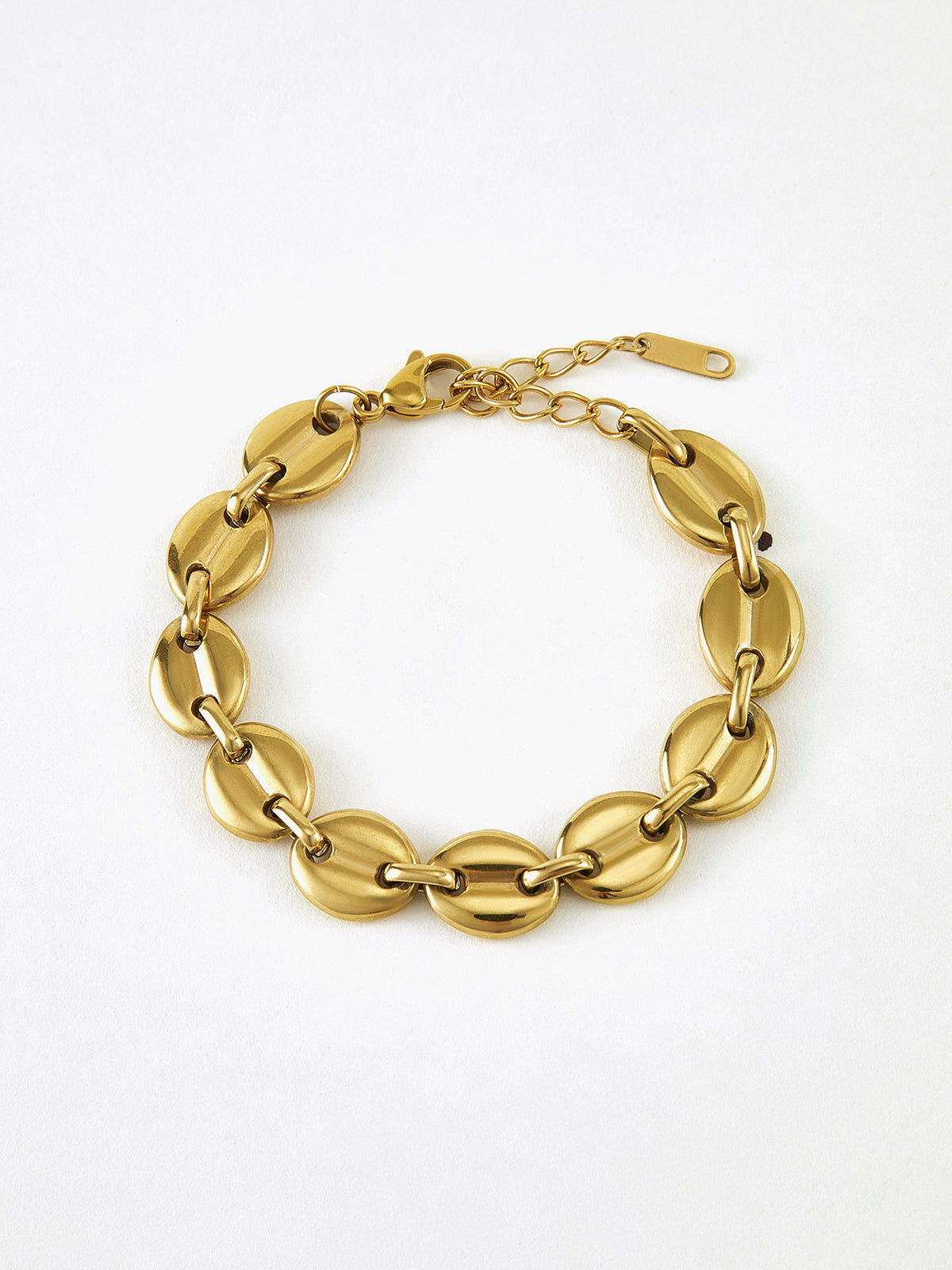 Golden Coffee Bean Bracelet-Chicvia
