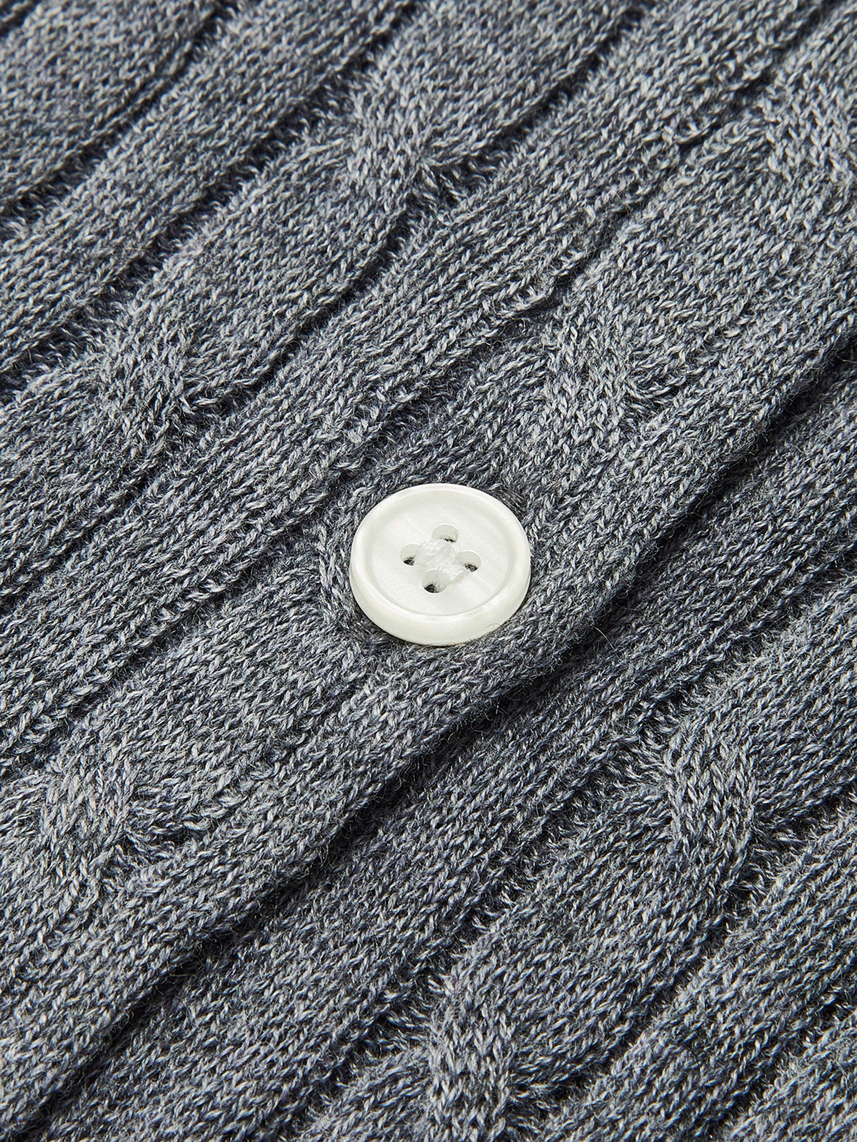 Jacquard Cable Knit Cardigan-Chicvia