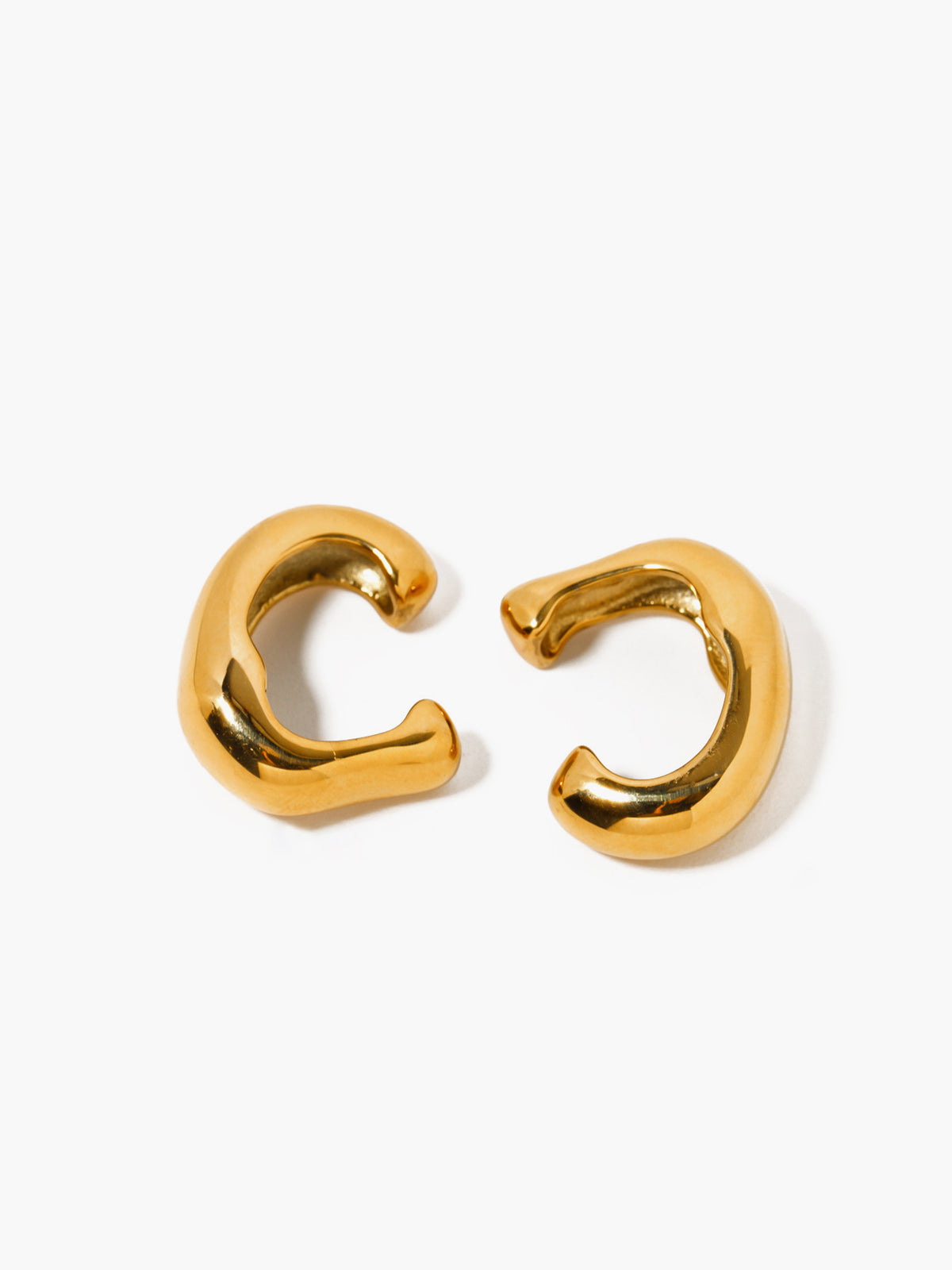 Chunky Hoop Ear Cuff-Chicvia