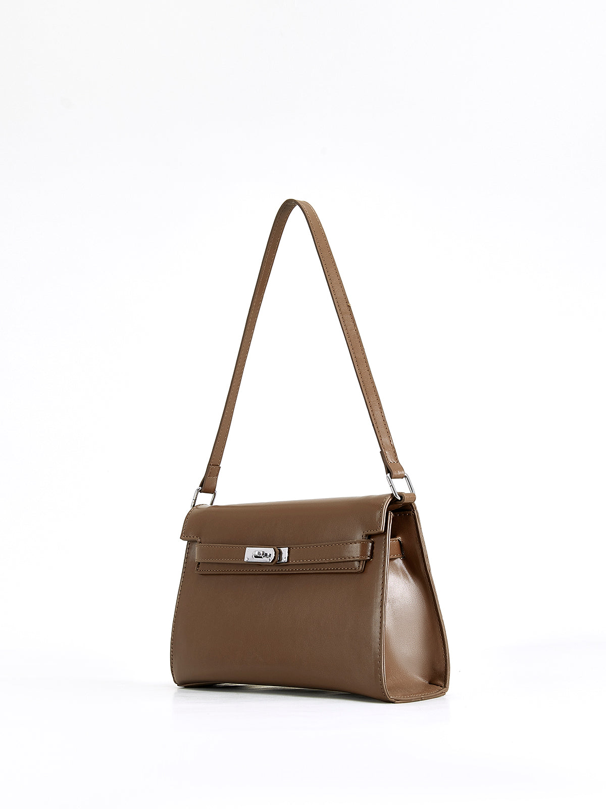 Flap Soft-Buckle Tote Bag-Chicvia