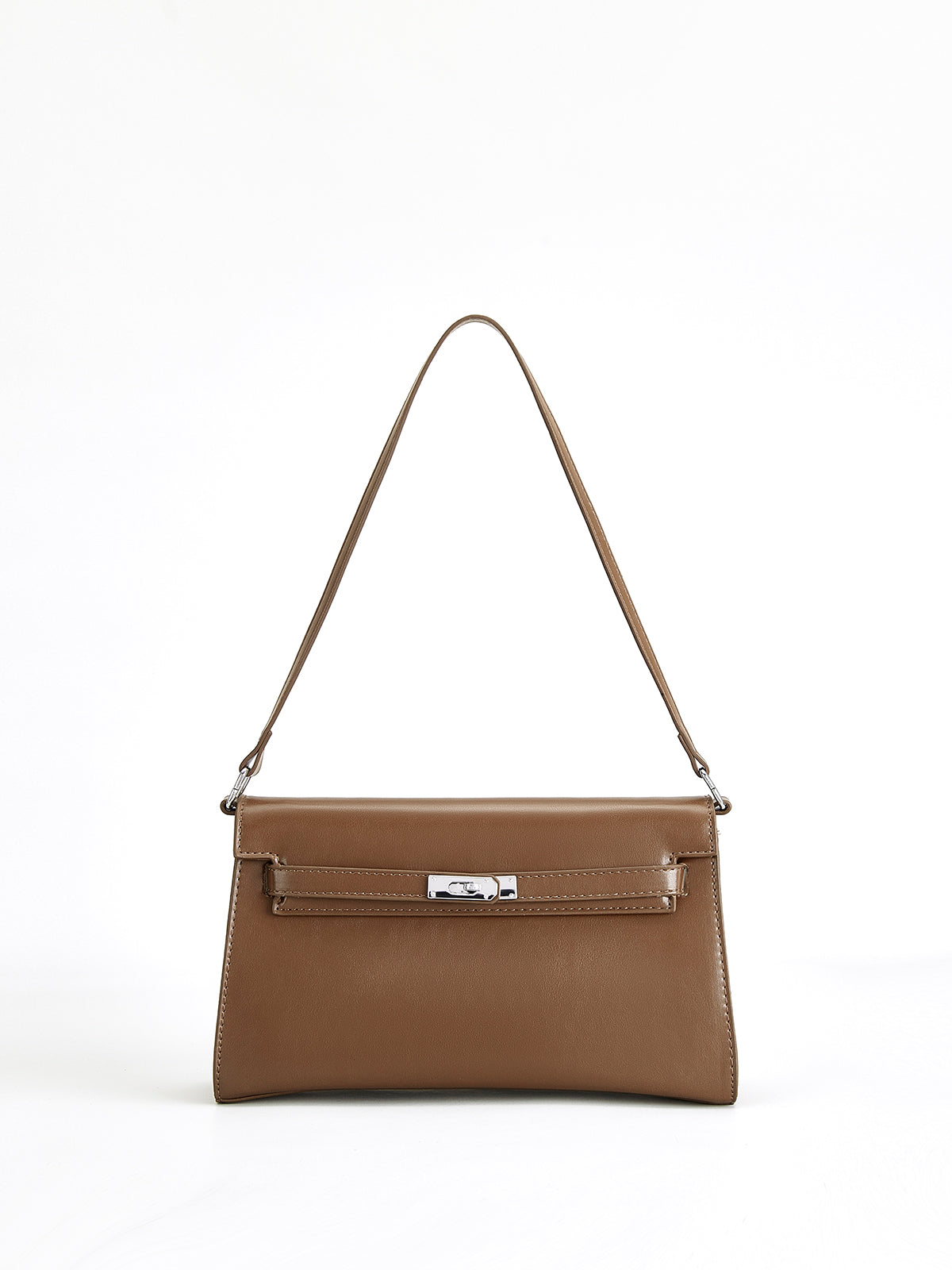 Flap Soft-Buckle Tote Bag-Chicvia