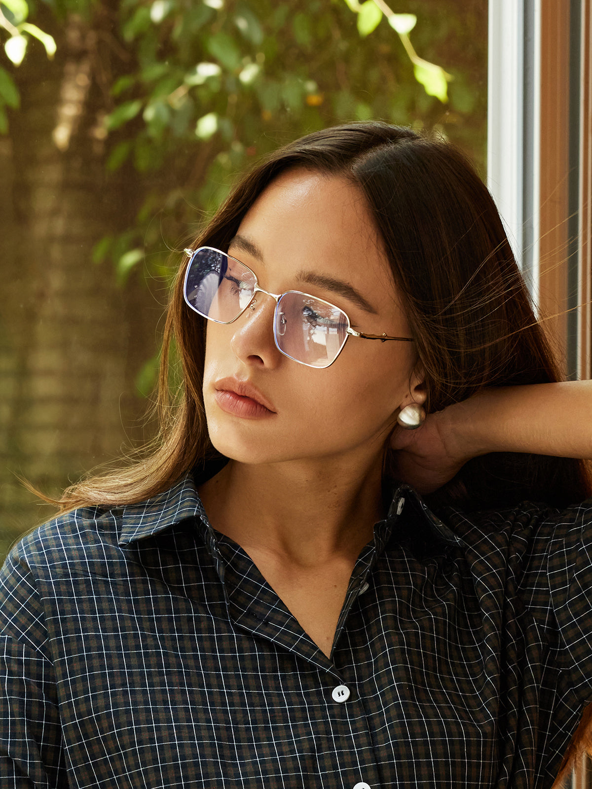 Elegant Square-Shape Glasses-Chicvia