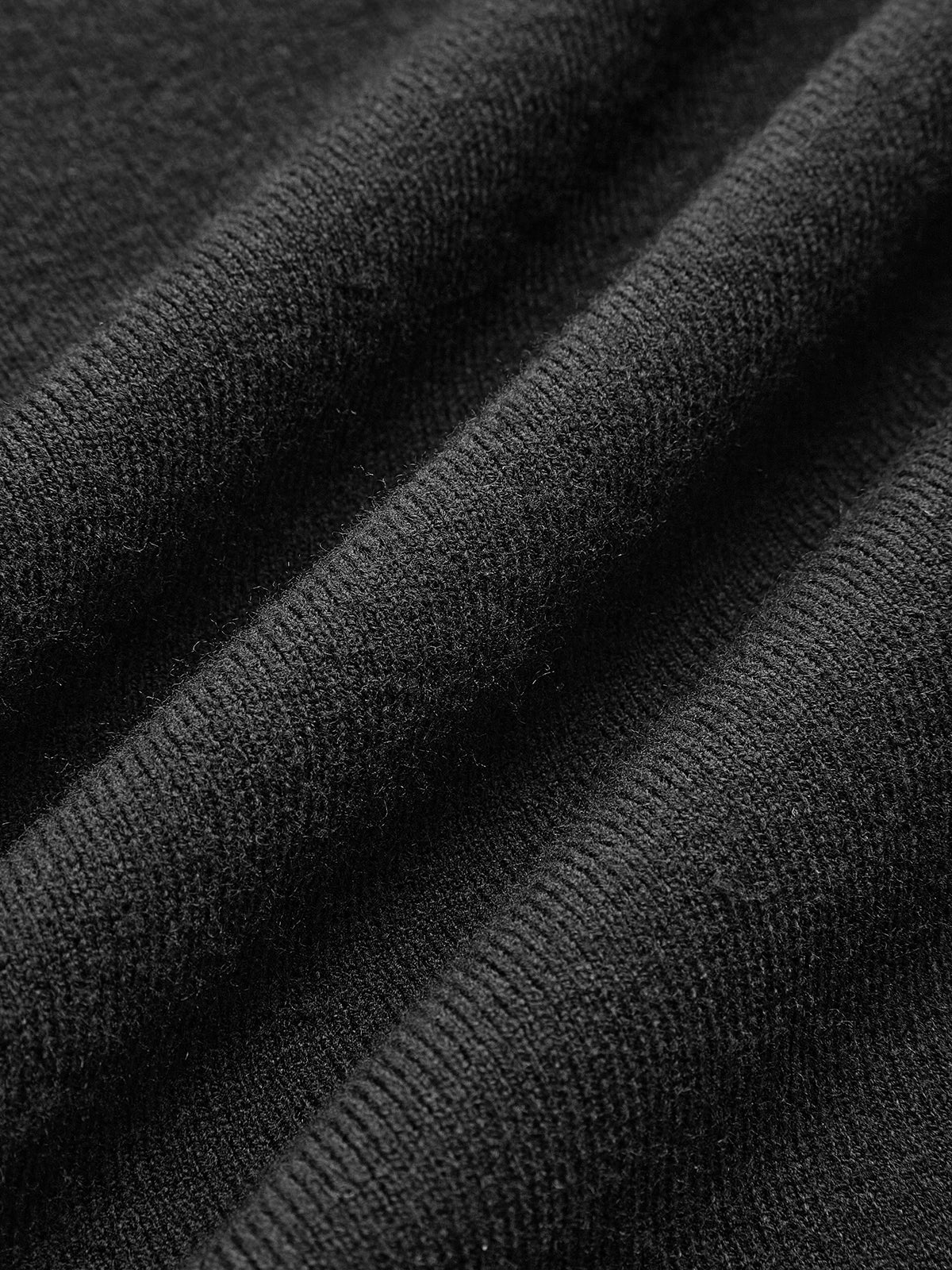 Contrast Collar Flowy Sweater Short Dress-Chicvia