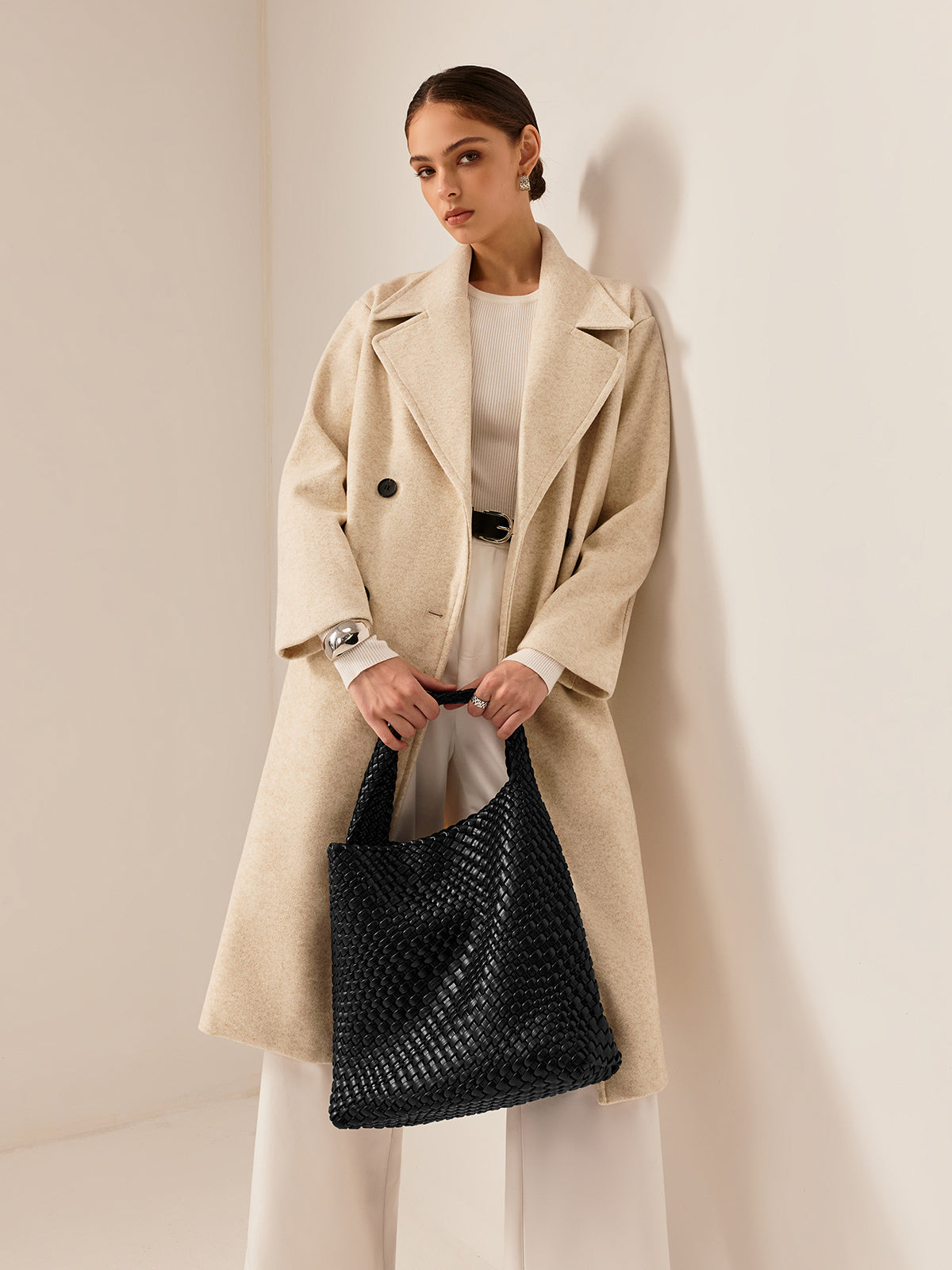 Large Capacity Woven Armpit Bag-Chicvia