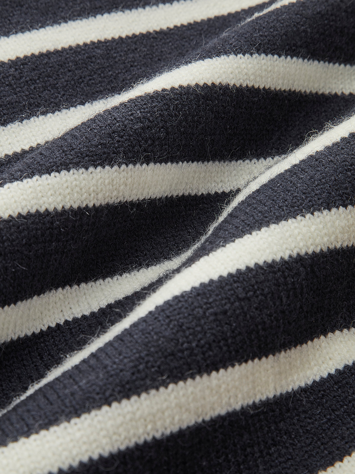 Panel Striped Faux Fur Coat-Chicvia