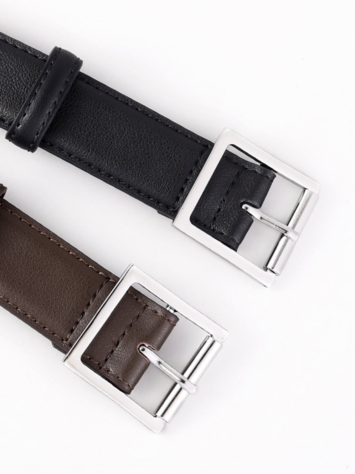 Leather Buckle Belt-Chicvia