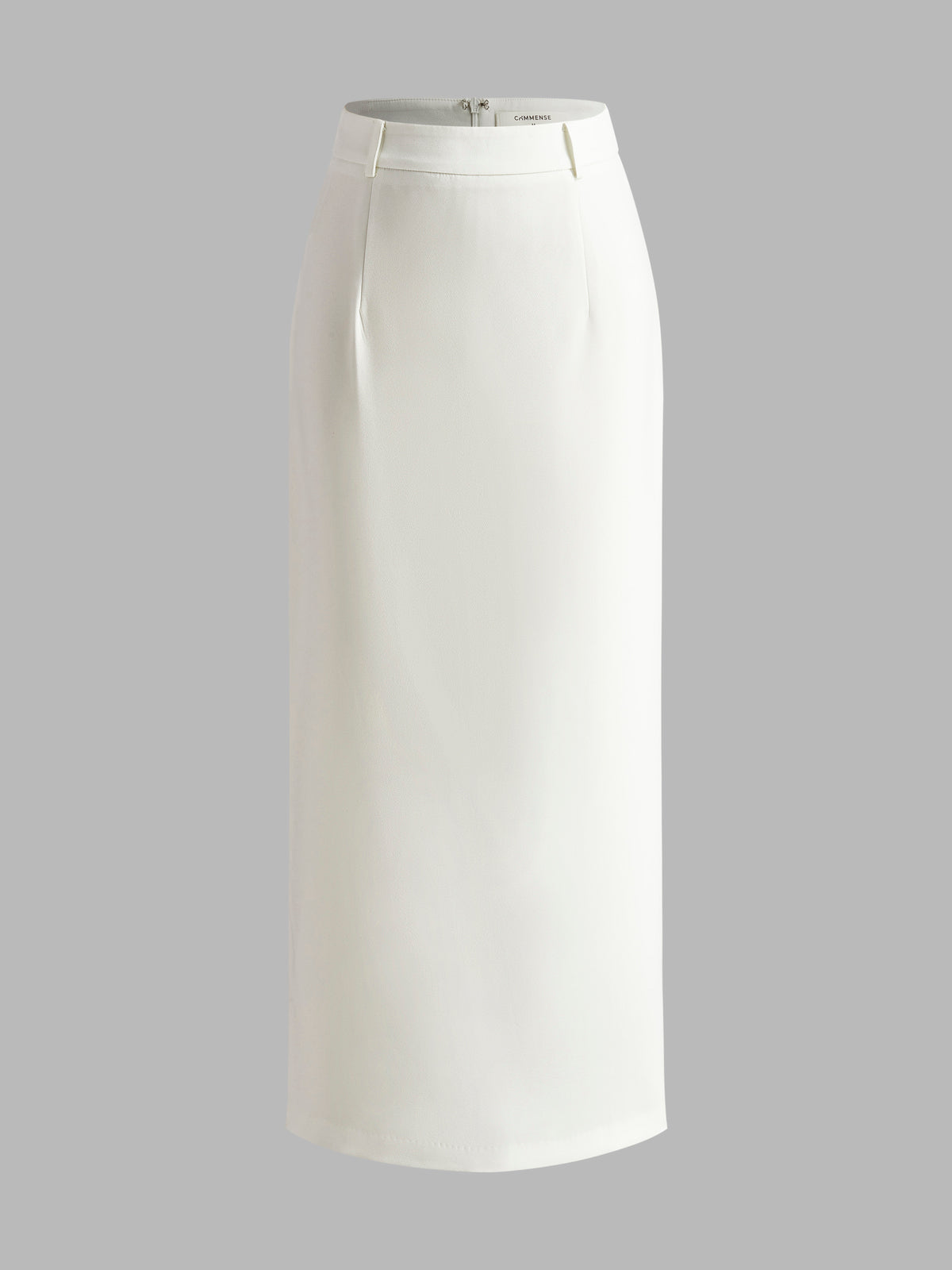 Elegant Slit Back Maxi Skirt Without Belt-Chicvia