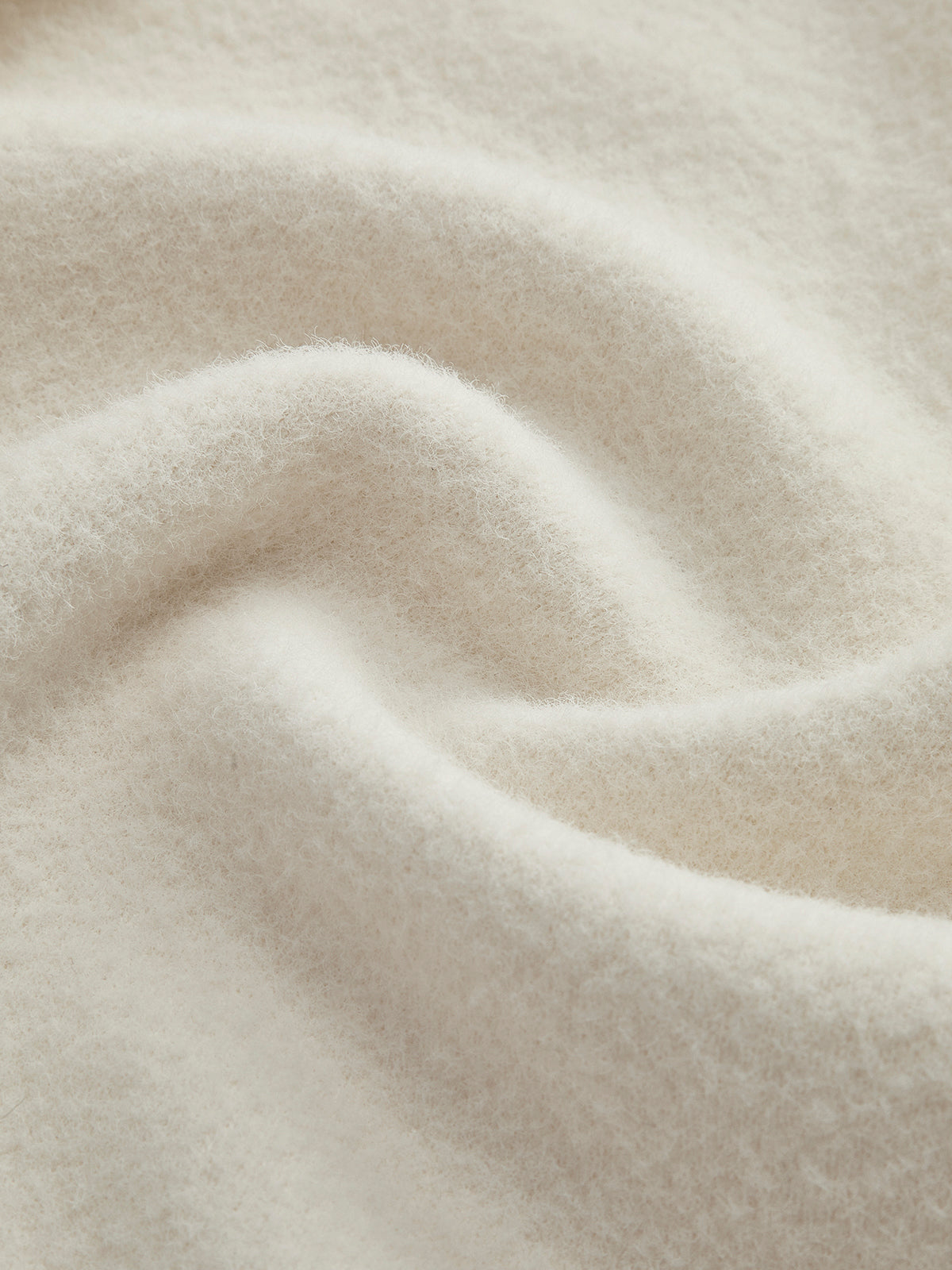 Denim Panel Knit Lapel Outerwear-Chicvia