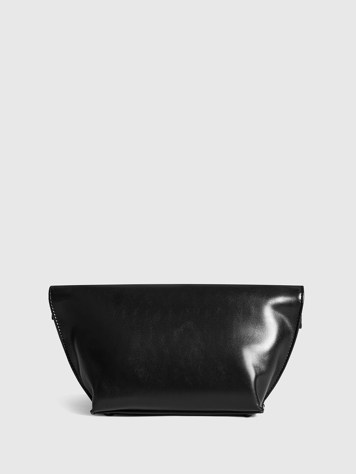 Minimalist Rolled Edge Envelope Clutch Bag-Chicvia
