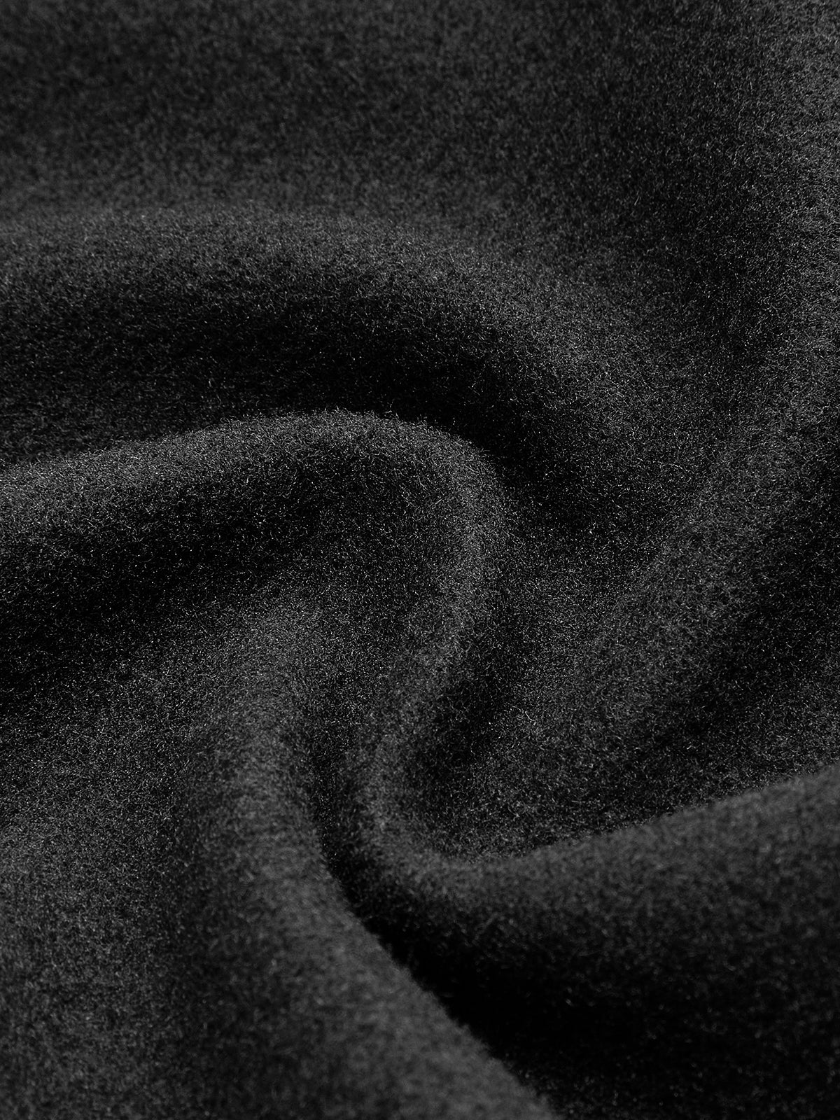 Oversized-Collar Slim Zipper Jacket-Chicvia