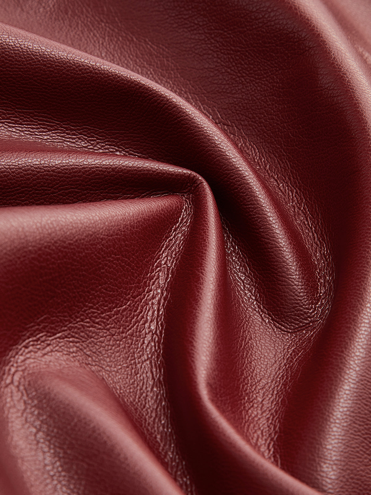 High-Waist Button PU Leather Pants-Chicvia