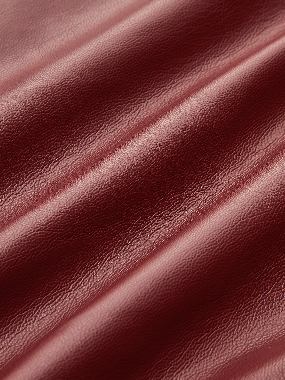 High-Waist Button PU Leather Pants-Chicvia