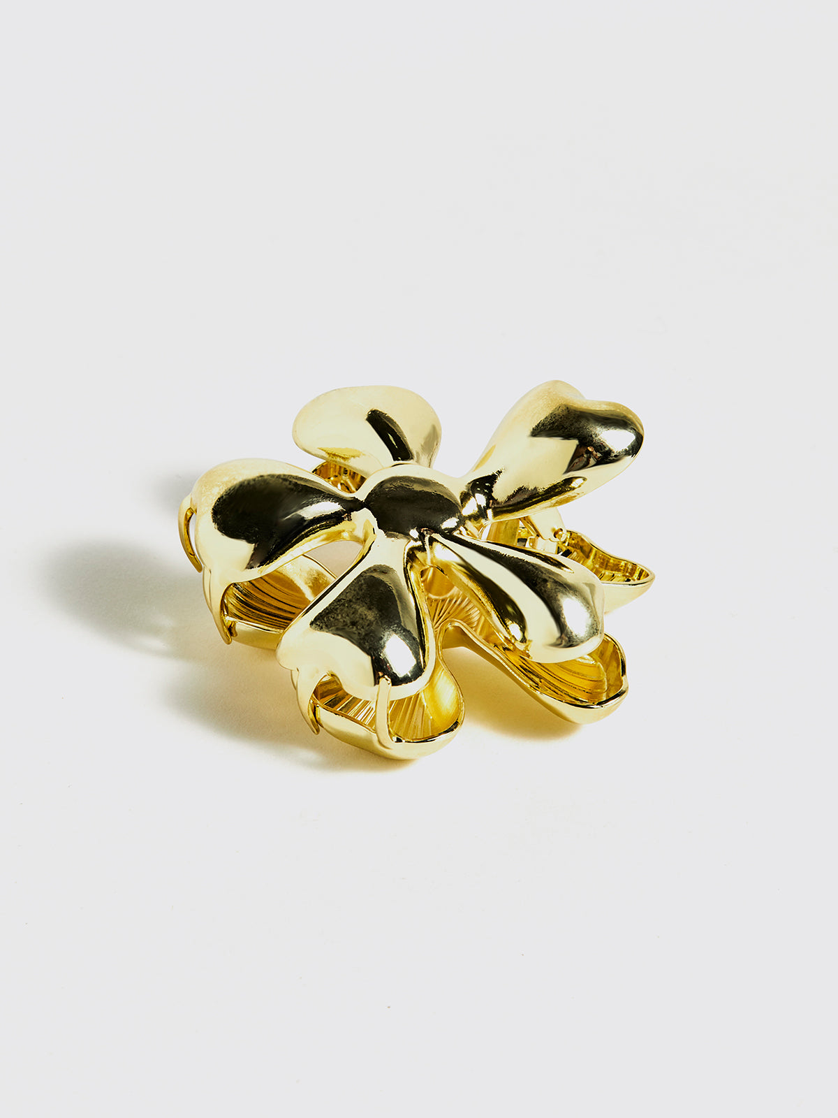 Golden Flower Hair Claw-Chicvia