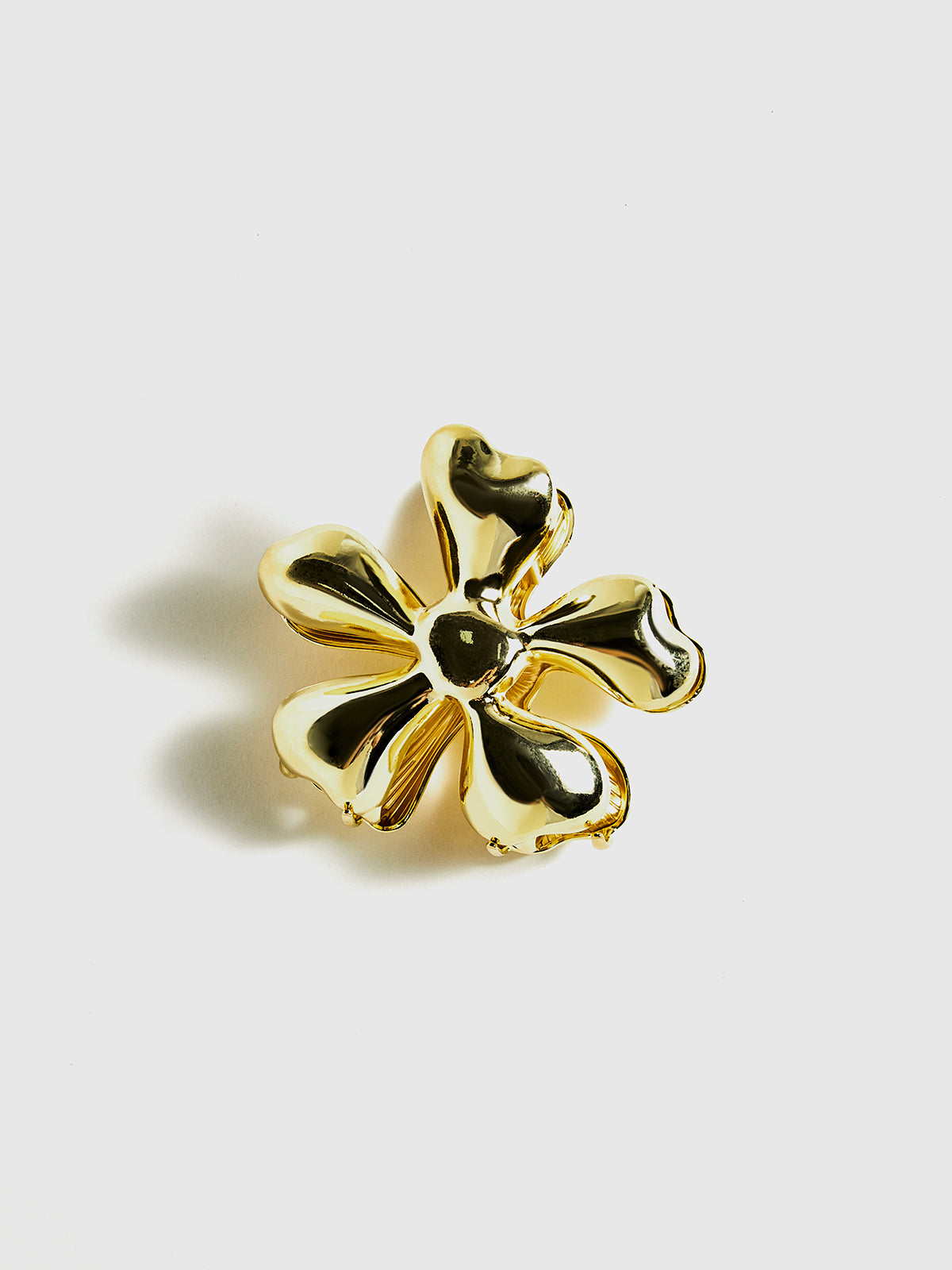 Golden Flower Hair Claw-Chicvia