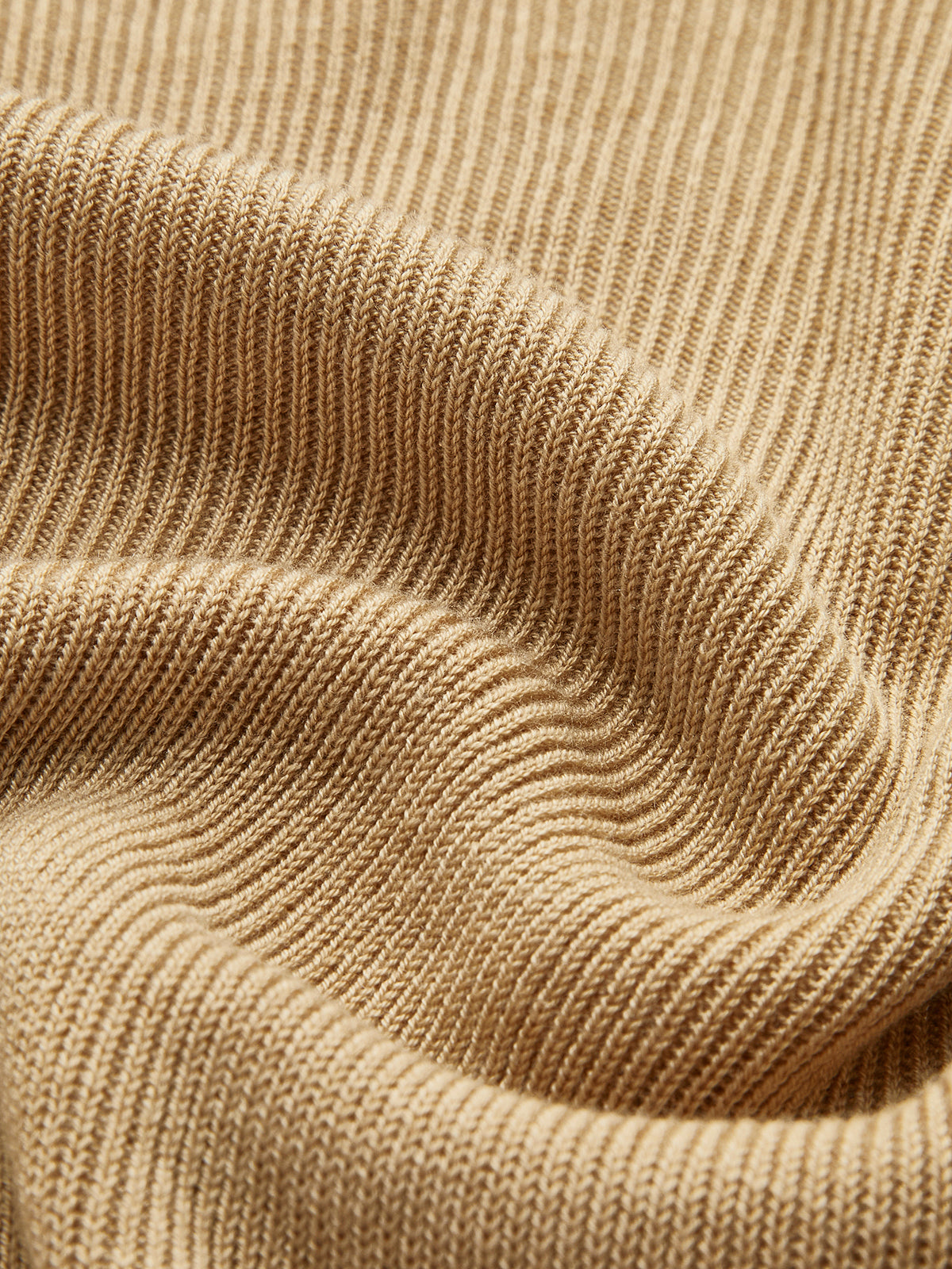 Mock Neck High Stretch Sweater-Chicvia