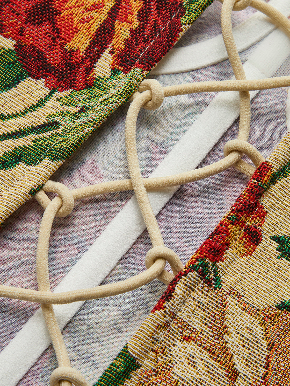 Floral Drawstring Corset-Chicvia