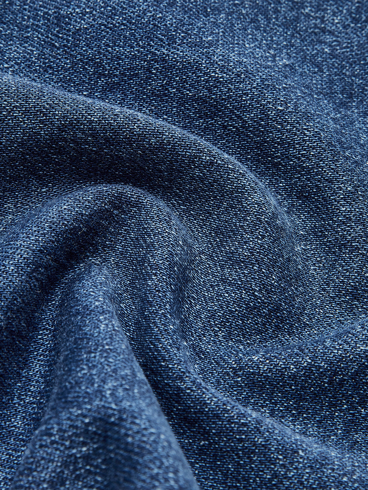 Cotton Denim Bootcut Jeans-Chicvia