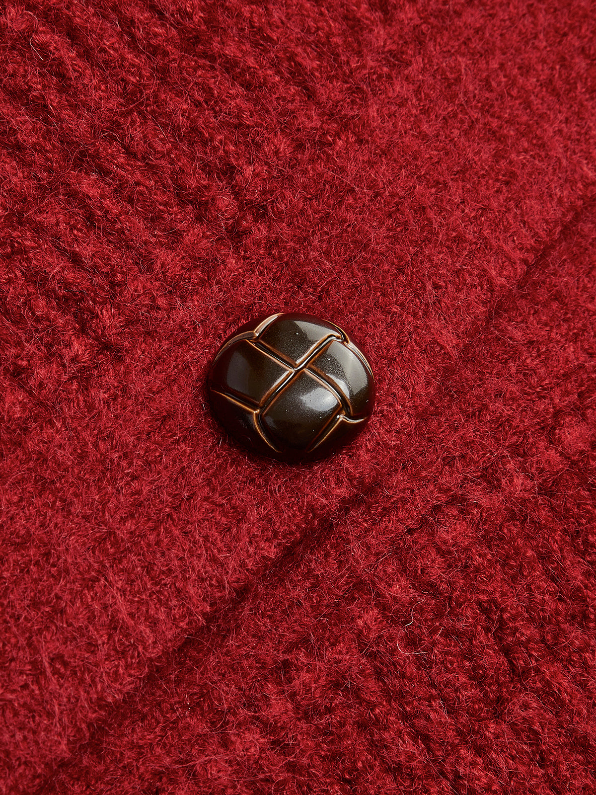 Plain Breasted Lapel Cardigan-Chicvia