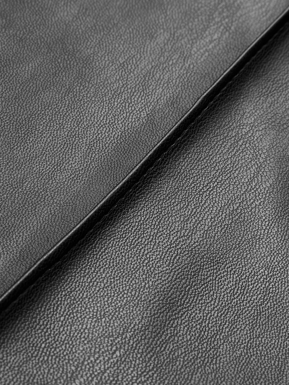 High Waist Faux Leather Pants-Chicvia