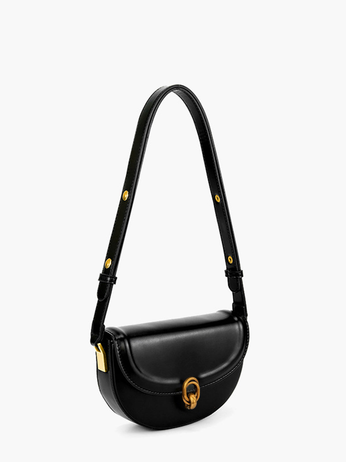 Flap Magnet Closure Shoulder Bag-Chicvia