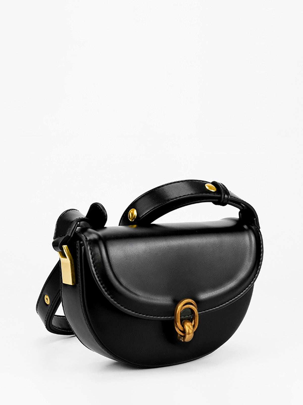 Flap Magnet Closure Shoulder Bag-Chicvia