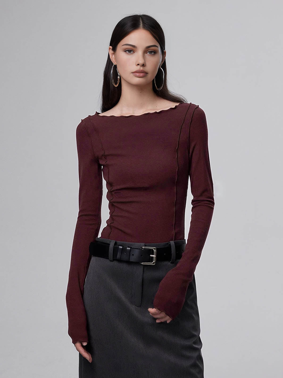 Lettuce Trim Slim T-Shirt-Chicvia