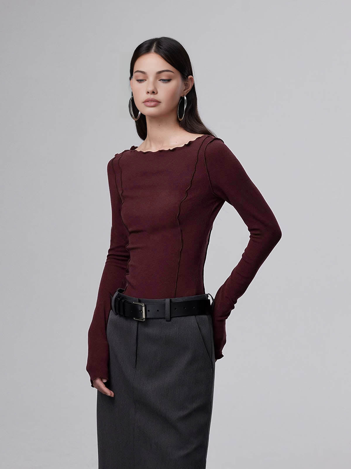 Lettuce Trim Slim T-Shirt-Chicvia