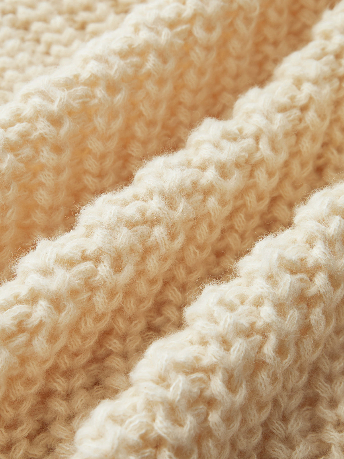 Plain Button Chunky Cardigan-Chicvia