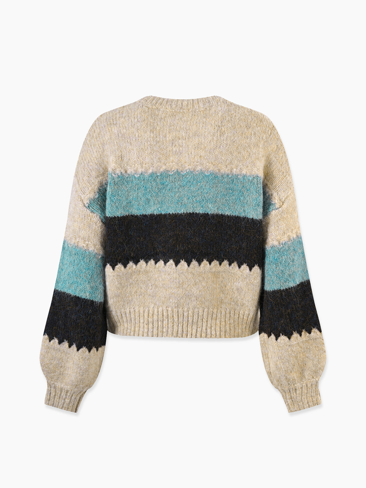 Crochet Floral Color Block Cardigan-Chicvia