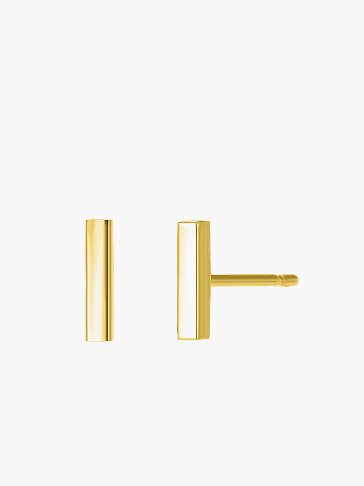 Minimalist Bar Stud Earrings-Chicvia