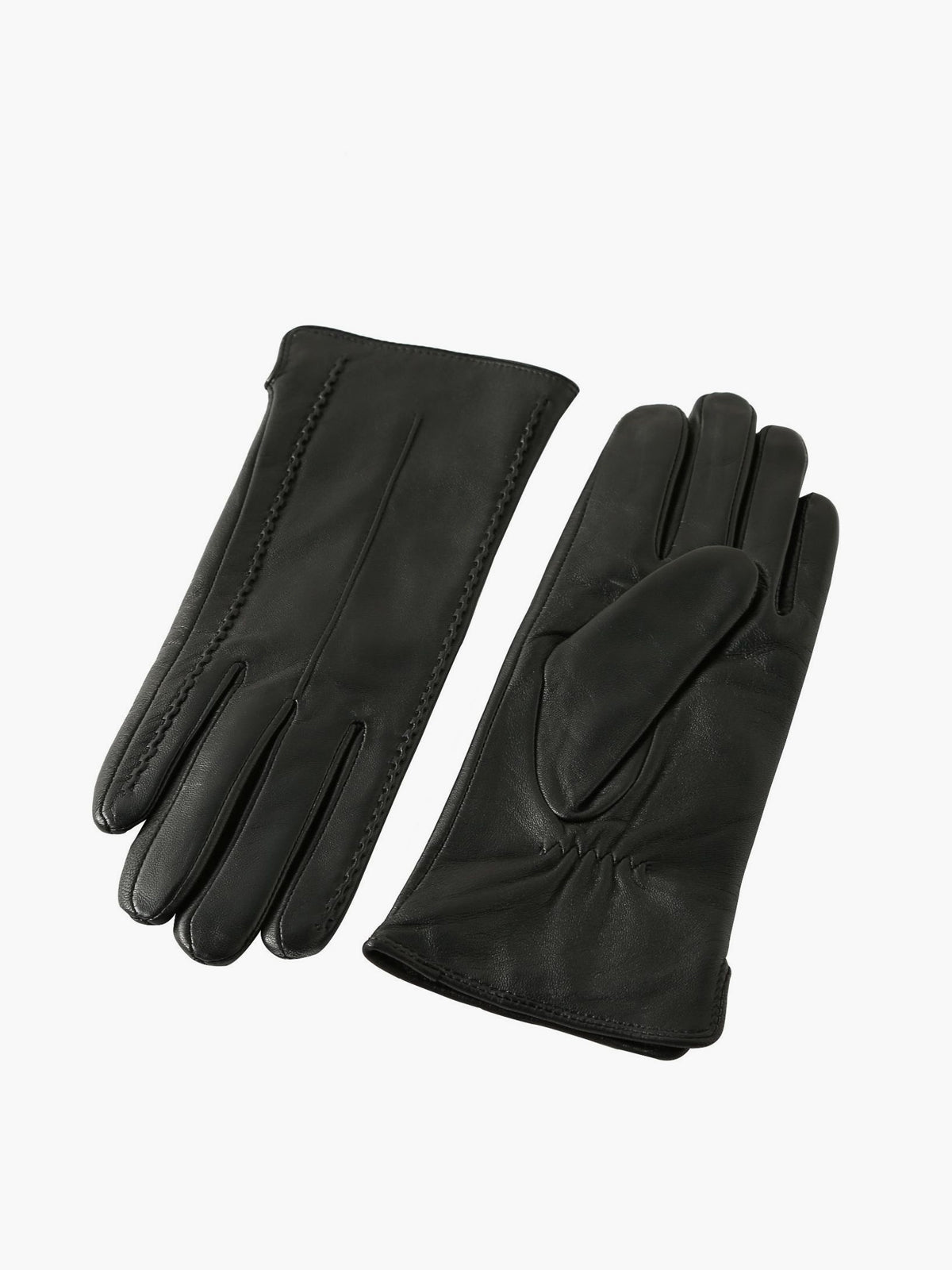 Goatskin Fleece Lined Warm Gloves-Chicvia