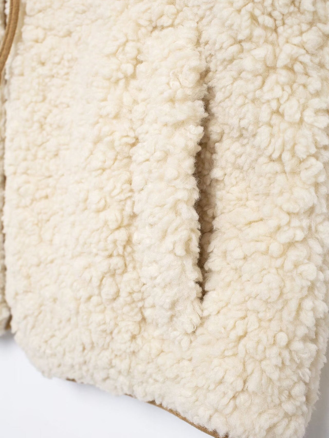 Lace Up Fleece Vest-Chicvia