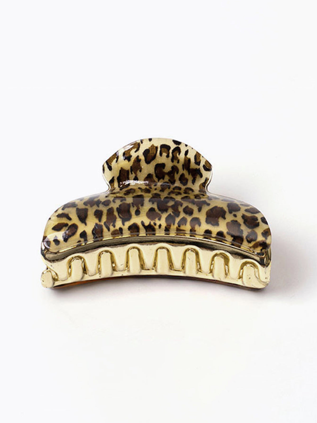 Leopard Printed Hair Claw-Chicvia