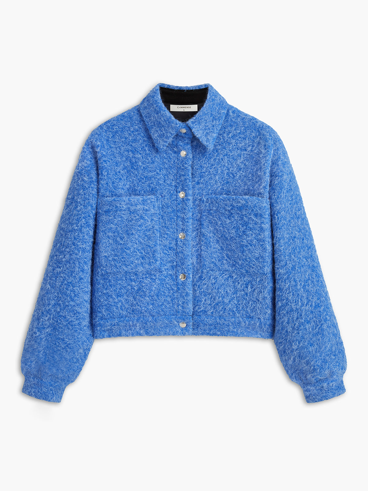 Button Clasp Lapel Jacket-Chicvia