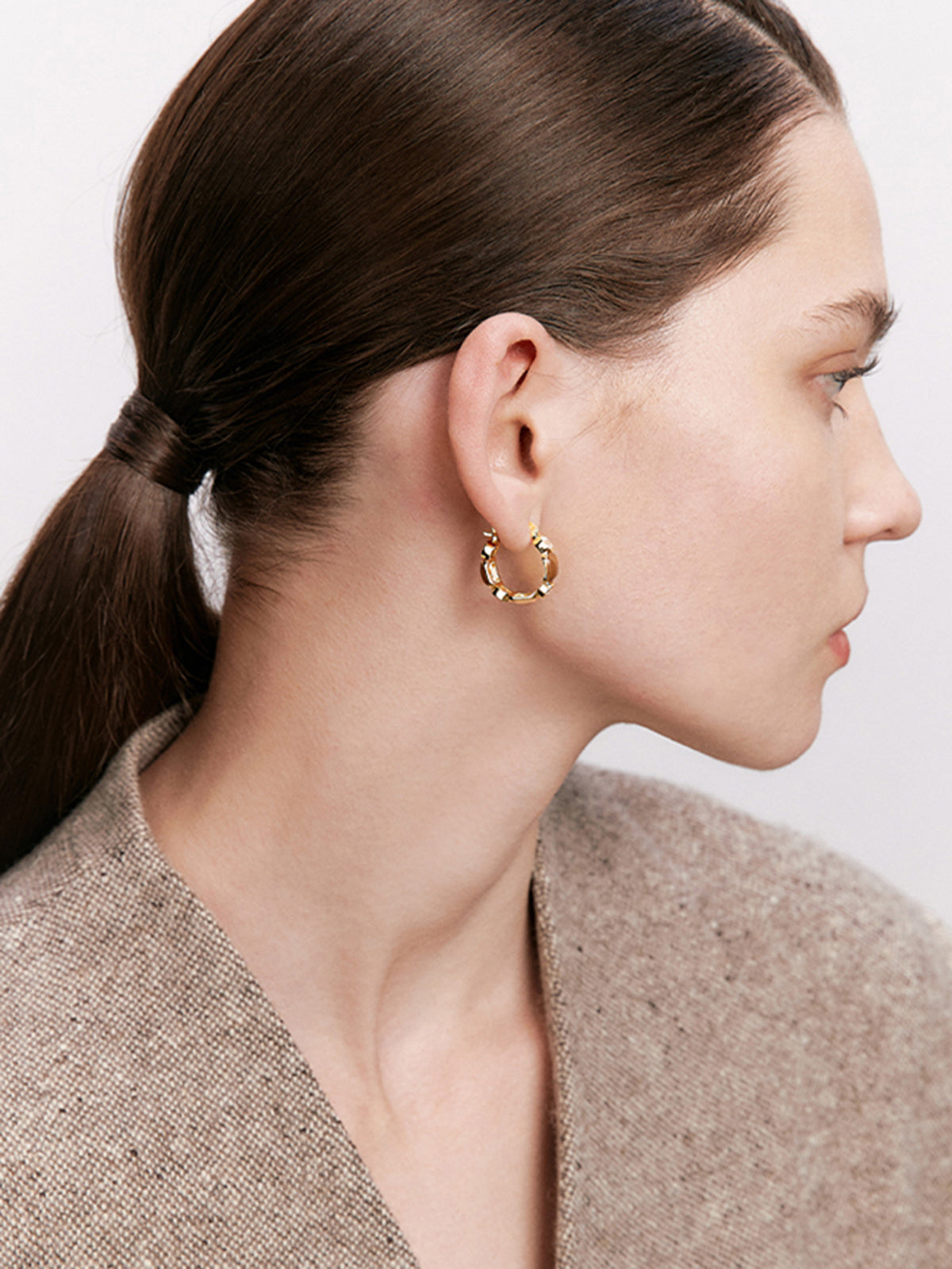 Luxury Rhinestone Hoop Earrings-Chicvia