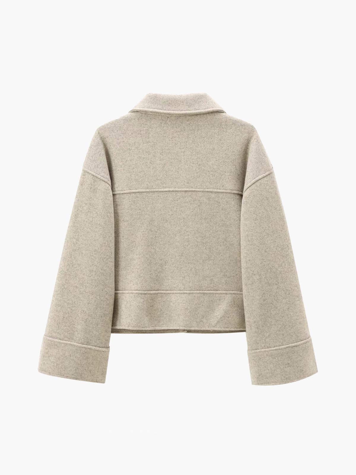 Elegant Breasted Lapel Jacket-Chicvia