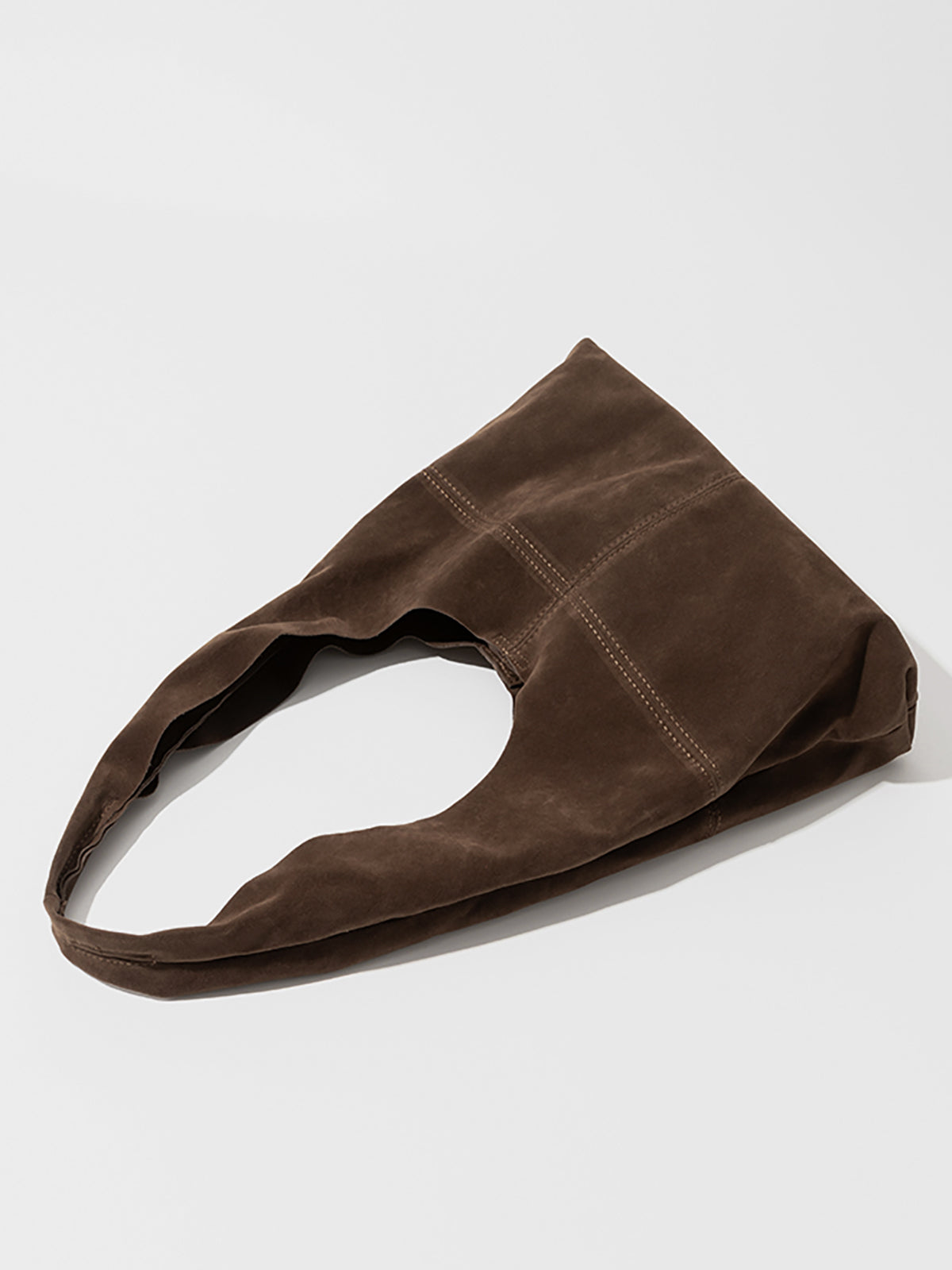 Button Clasp Hobo Bag-Chicvia