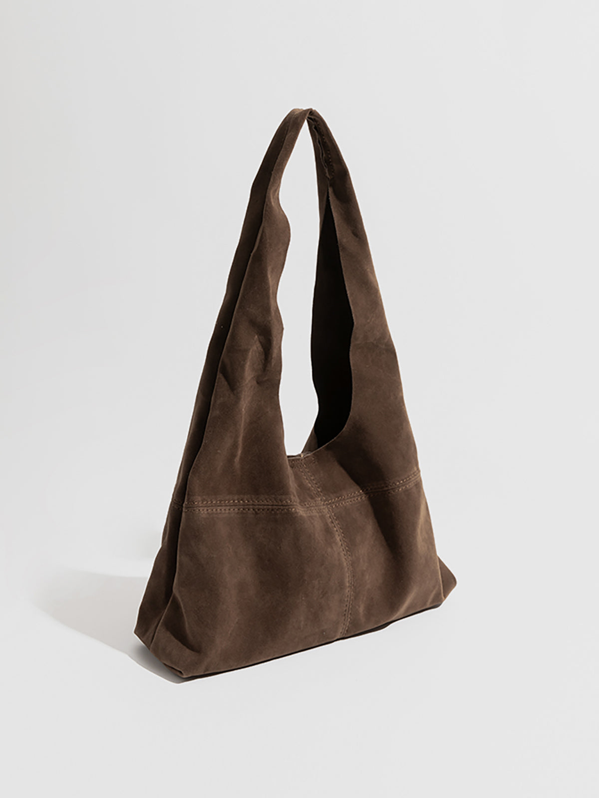 Button Clasp Hobo Bag-Chicvia
