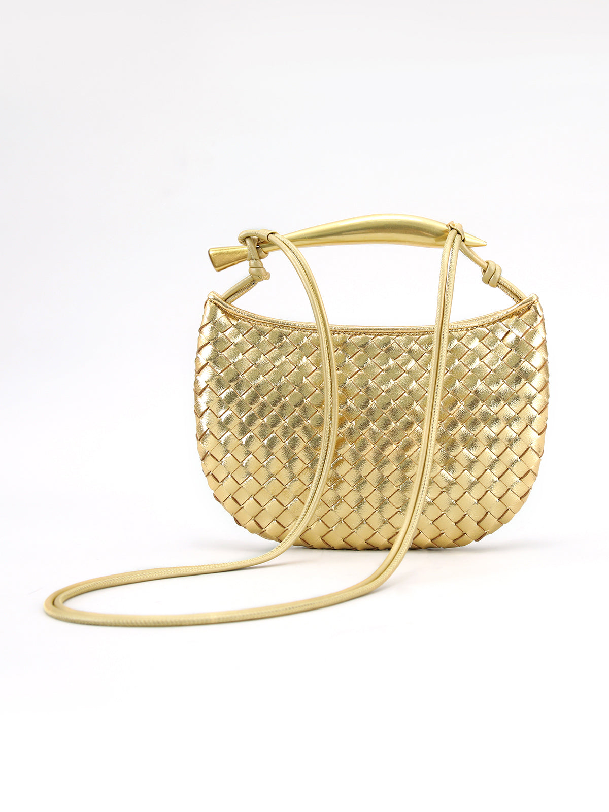 Metallic Woven Bag-Chicvia