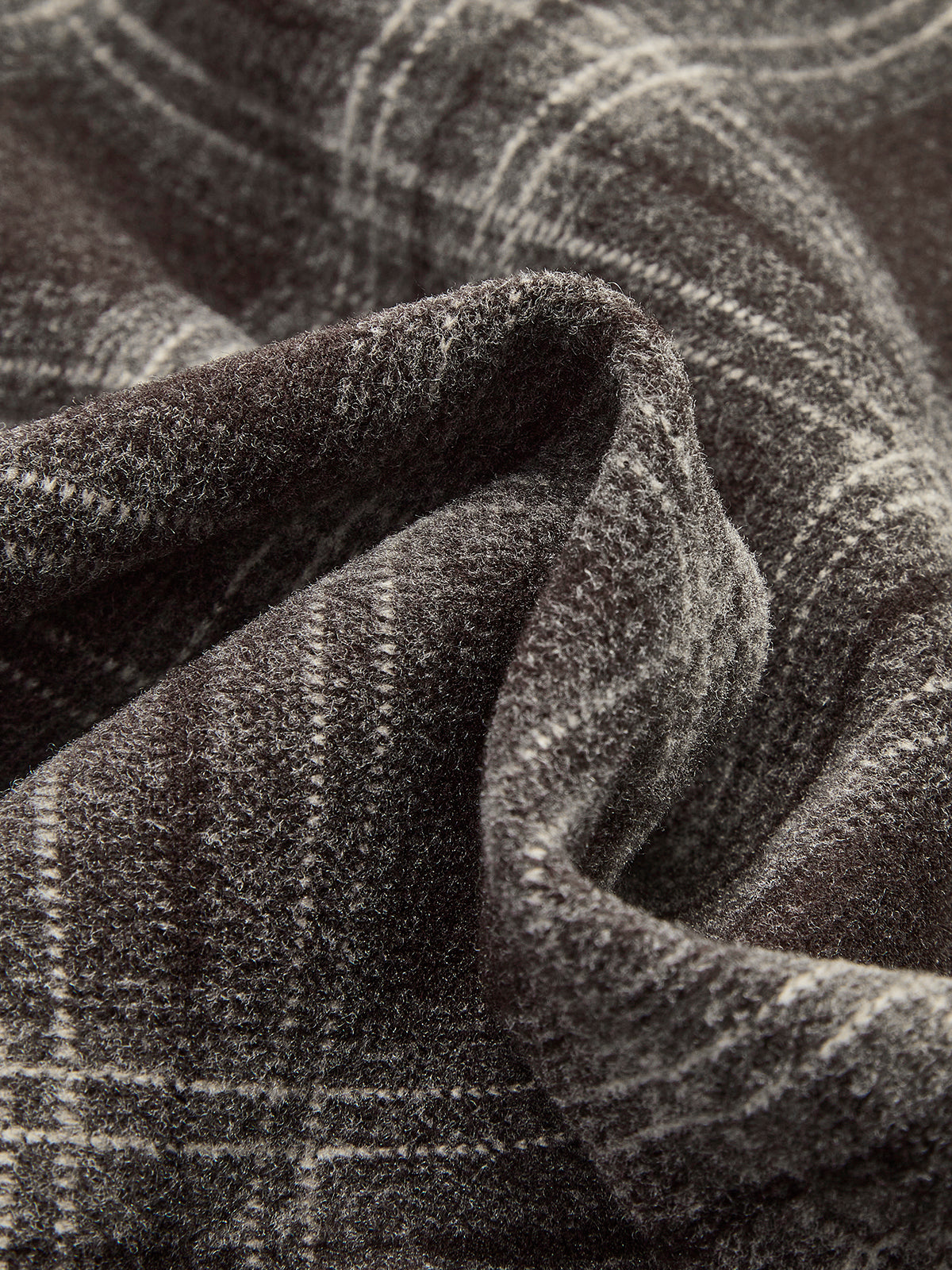 Plaid Tweed Mini Skirt-Chicvia