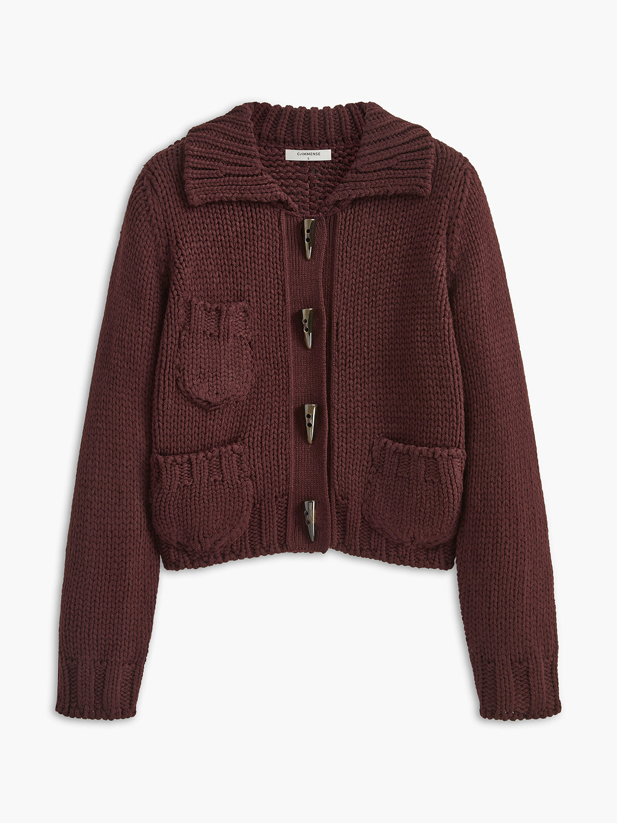 Button Down Lapel Soft Cardigan-Chicvia