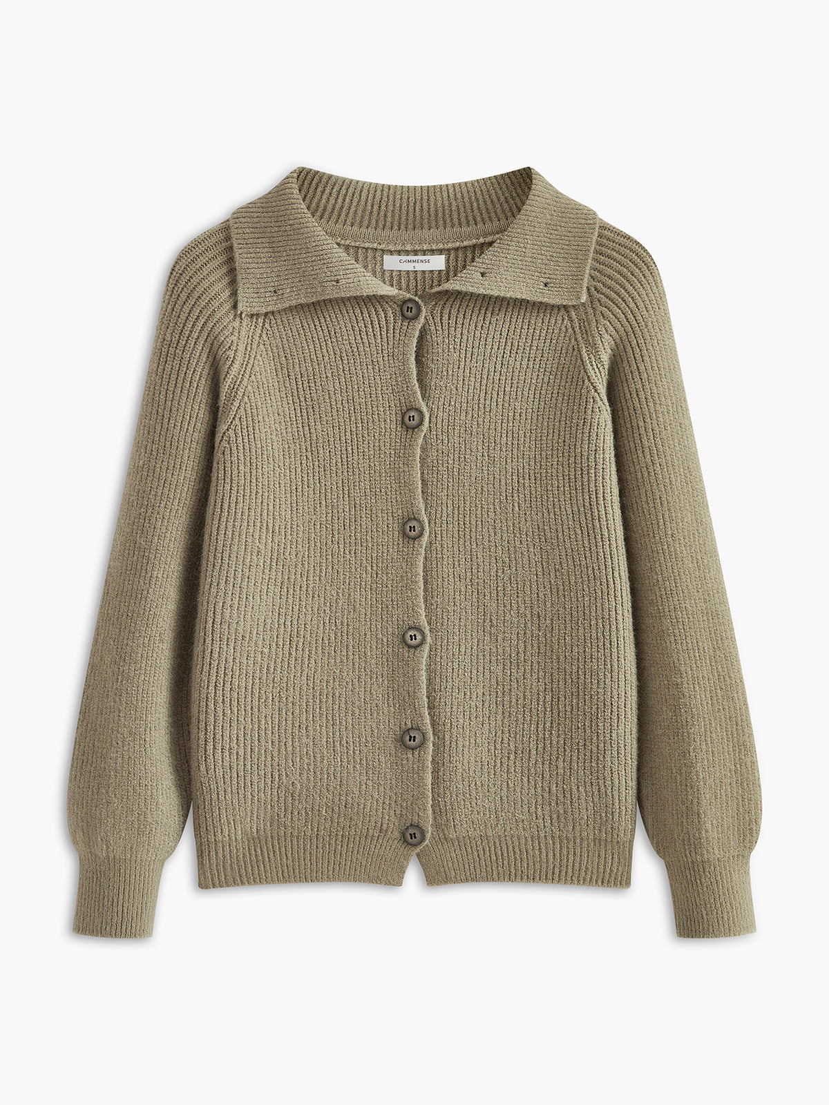 Lapel Cozy Cardigan-Chicvia