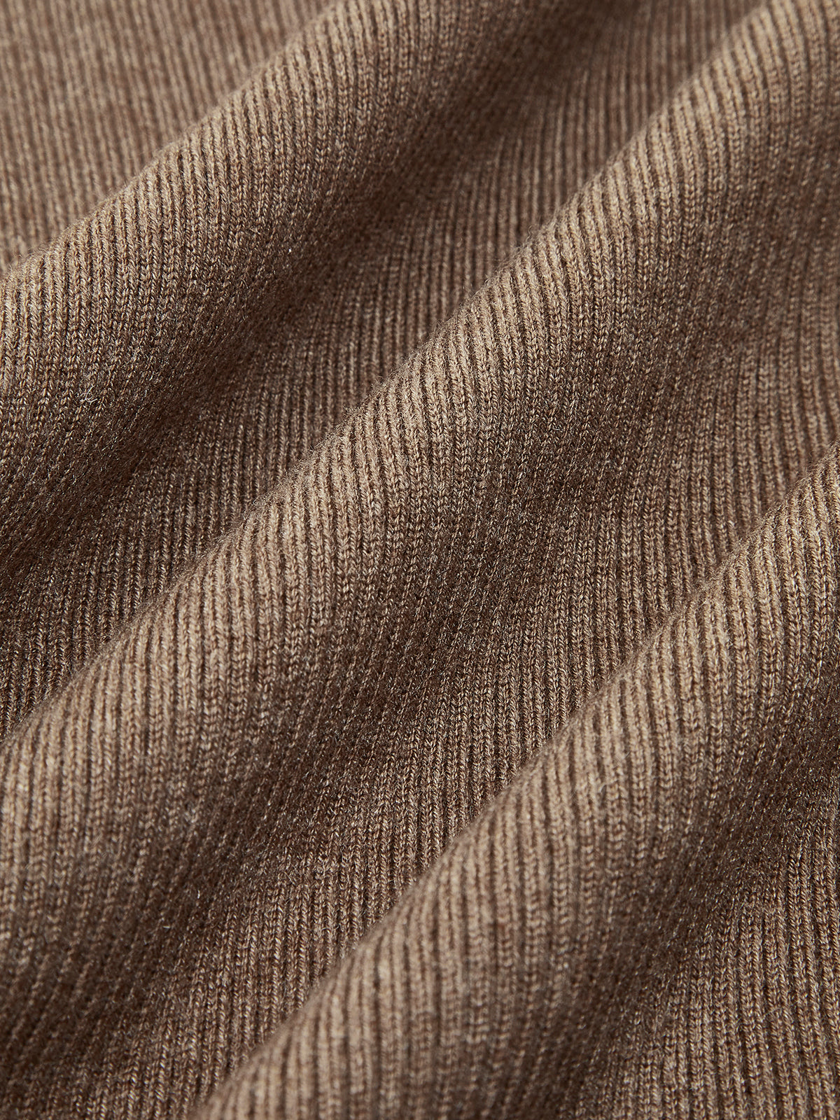 Caramel Slit Maxi Knit Skirt-Chicvia