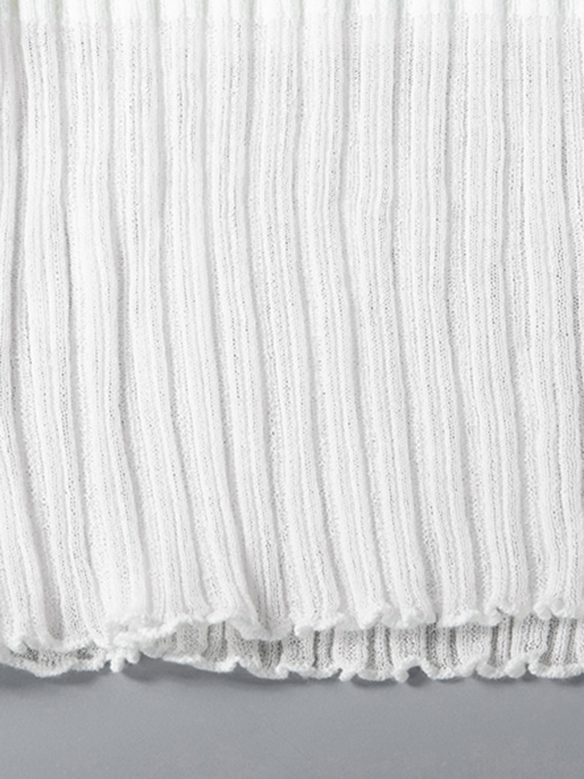 Minimalist Wool-Blend Knit Top-Chicvia