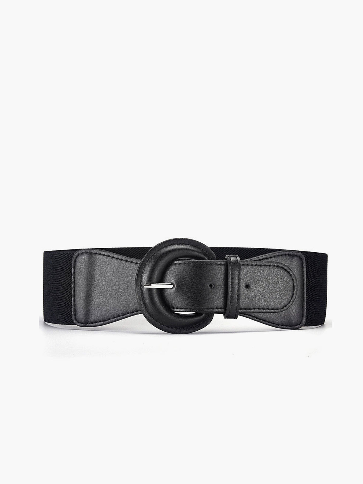 Buckle Elastic Wide Belt-Chicvia
