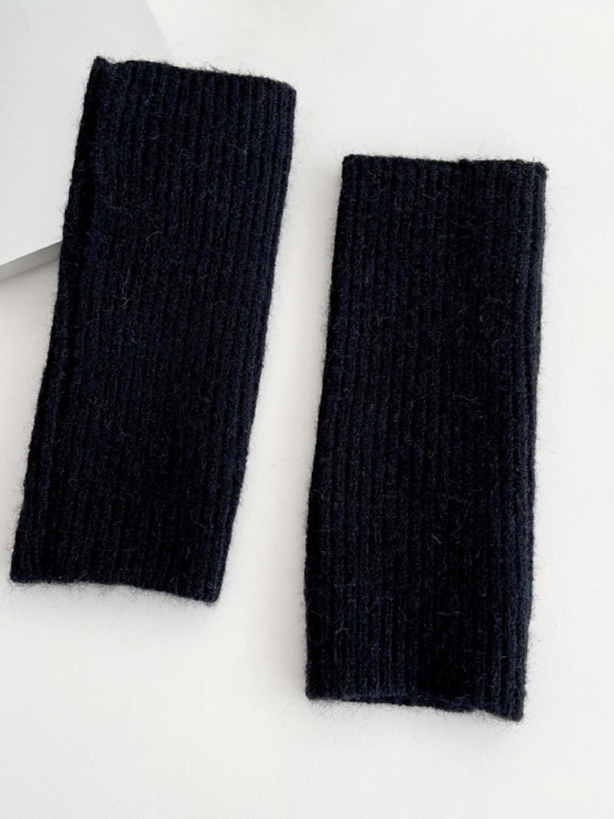 Half-Finger Knit Gloves-Chicvia