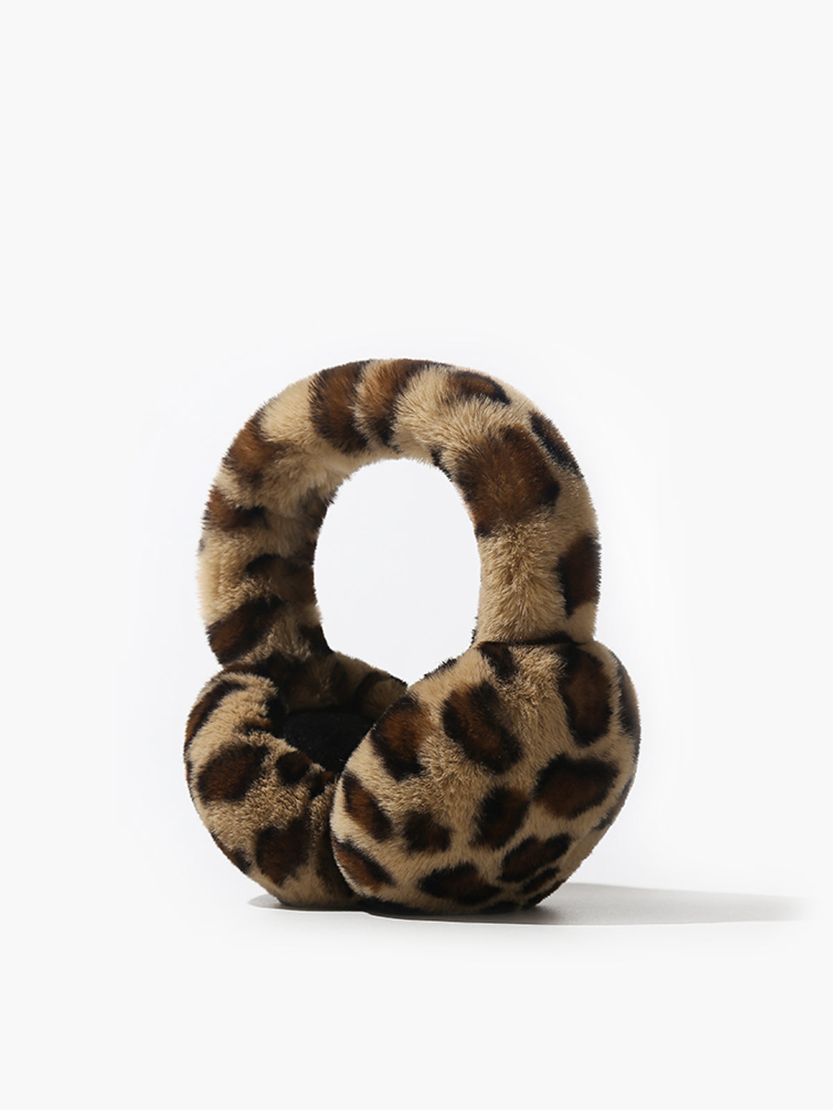 Leopard Fuzzy Earmuffs-Chicvia