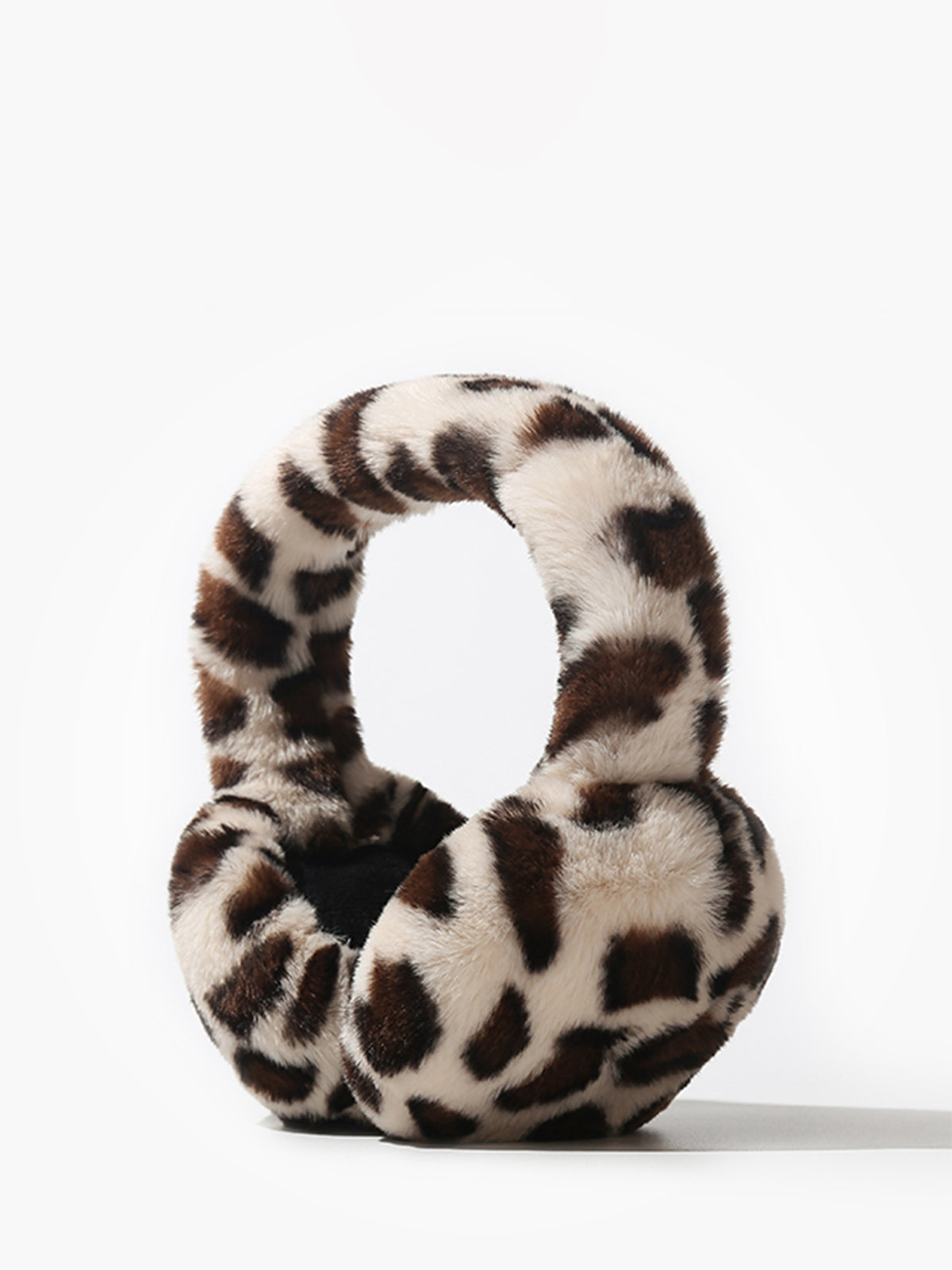 Leopard Fuzzy Earmuffs-Chicvia