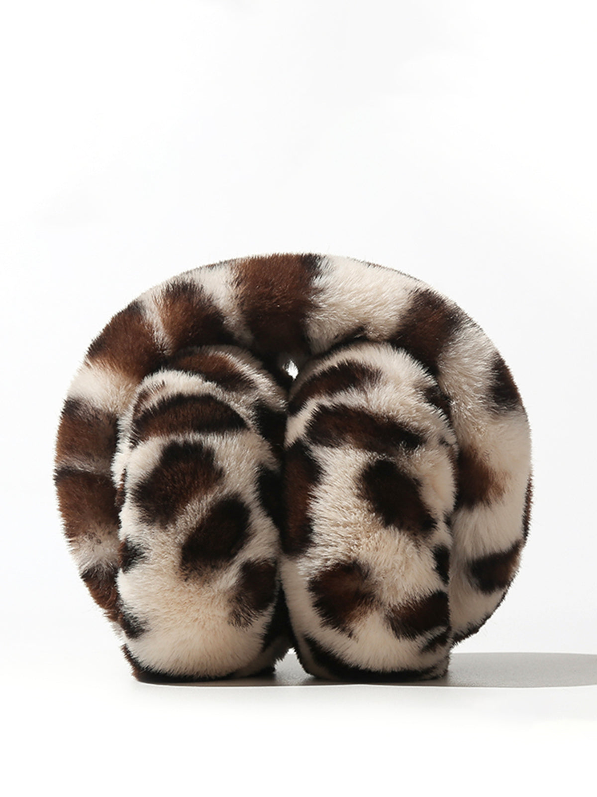 Leopard Fuzzy Earmuffs-Chicvia